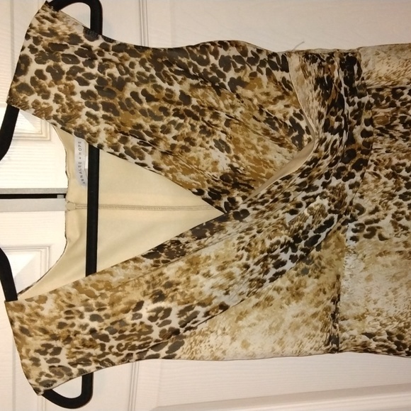 AnnaLee +Hope women's animal print midi dress Sz 10 - Picture 16 of 17